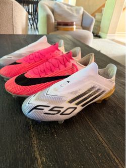 Nike Mercurial Elite Size 11 + Adidas F50s Elite Laceless Size 9.5