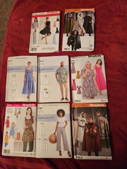 Simplicity patterns $4 each
