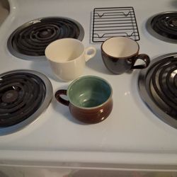 Pottery Coffe E Tea Cups 