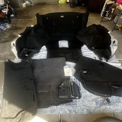 2006-2012 Lexus IS 250/350 Full Trunk Trim Coverings Incl Spare Tire Hard Lid Cover