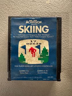 UNTESTED! Activision Skiing - Atari 2600 Game Cartridge 1980