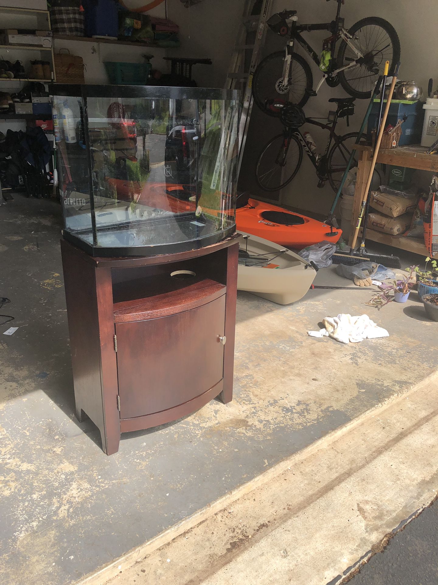 ~30 gallon fish tank/aquarium kit with stand
