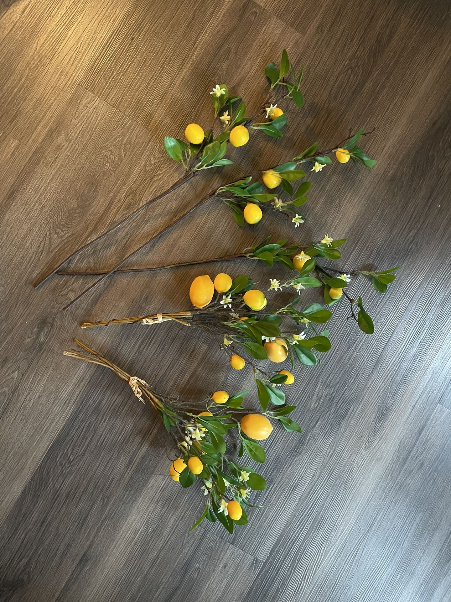 Artificial lemon vines