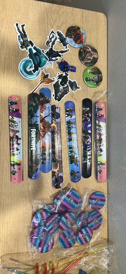 Fortnite party decorations and goody bags supplies