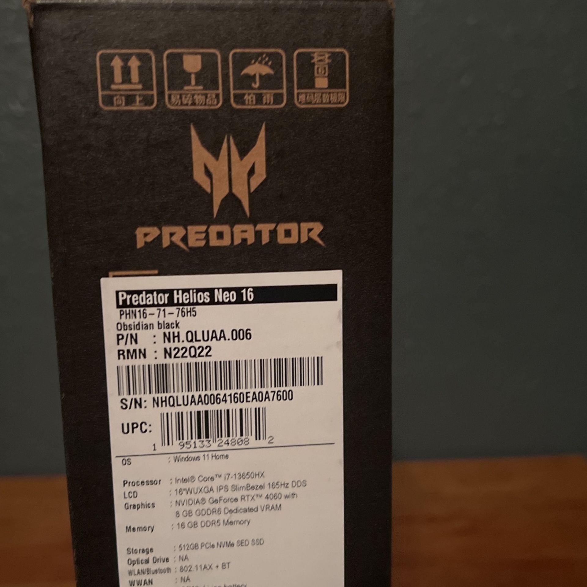 Acer Predator Helios 16  