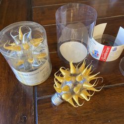 Vintage Sunbeam Sculpted Silicone Series Art Bulbs 