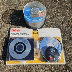 RCA CD DVD Radial Disc Cleaner 