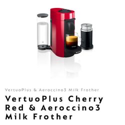 Nespresso Vertuo plus - Cherry Red