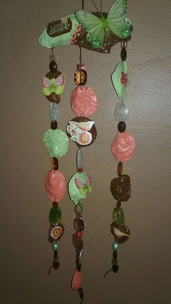 Garden "Live & Grow" handmade wind chime