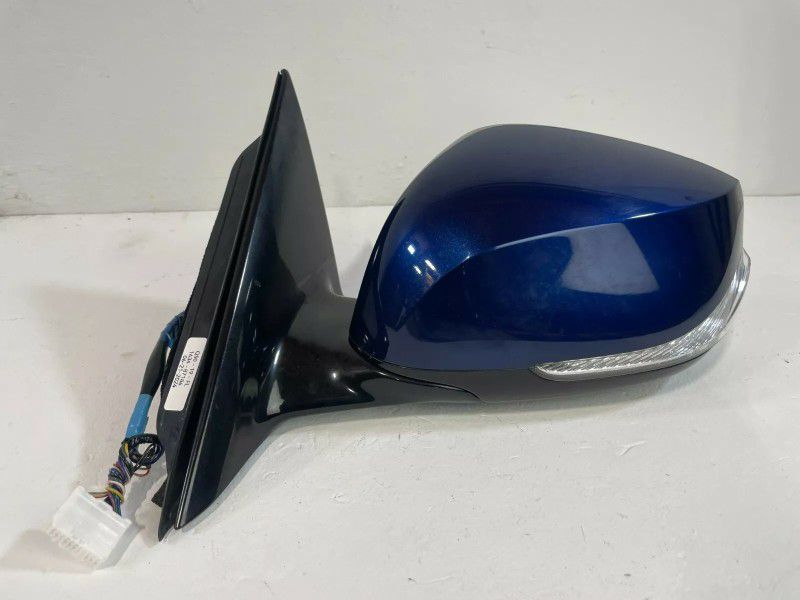 2018-2020 INFINITI Q50 FRONT LEFT SIDE DOOR VIEW MIRROR W/ CAMERA BLUE (RAY)