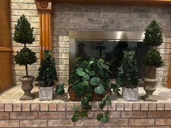 Home decor silk plants