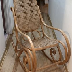 Thonet Bent Wood Rocking Chair 1973