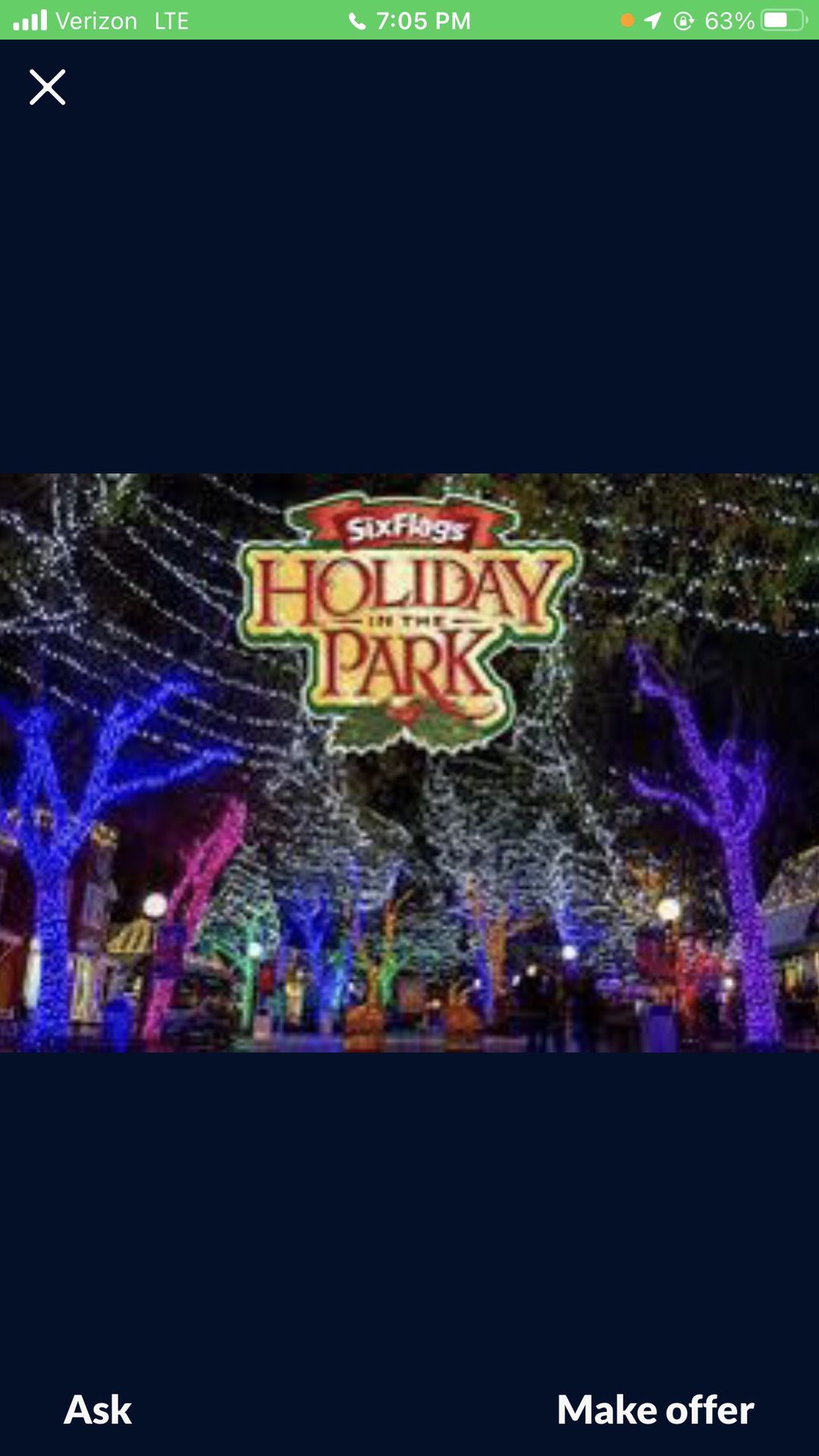 SIX FLAGS MAGIC MOUNTAIN 🏔️ 🎄🎢🍿🥤🥨 (4) TICKETS 🎟️ 🎟️🎟️🎟️ $200 MUST SELL ALL TOGETHER PRICE FIRM