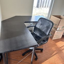 Full Office Desk Chair Setup