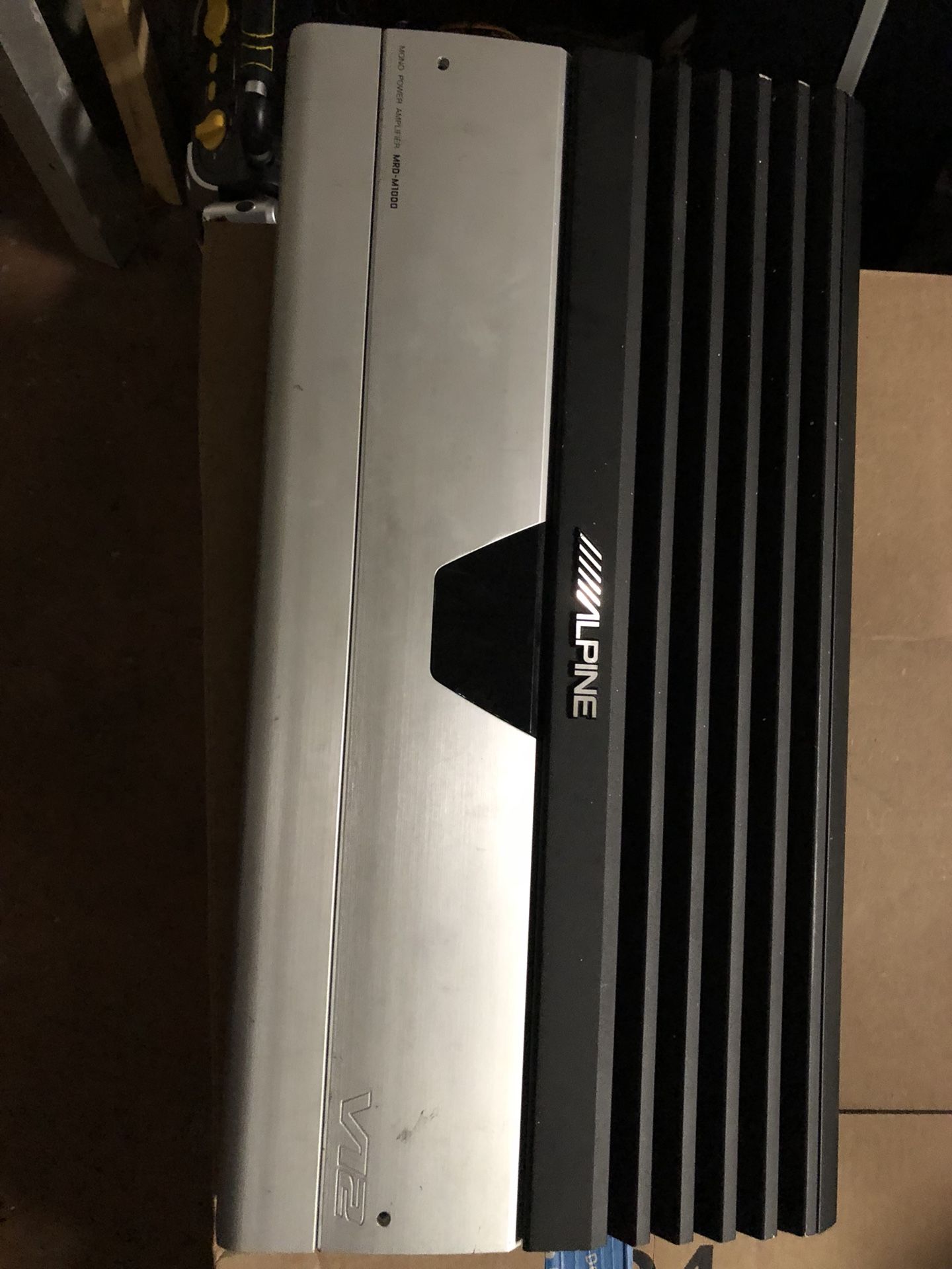 Alpine MRD-M1000 classic mono subwoofer amplifier amp