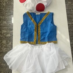 Girls Super Mario Bro Costume (TOAD)