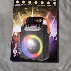 Color Changing karaoke machine 