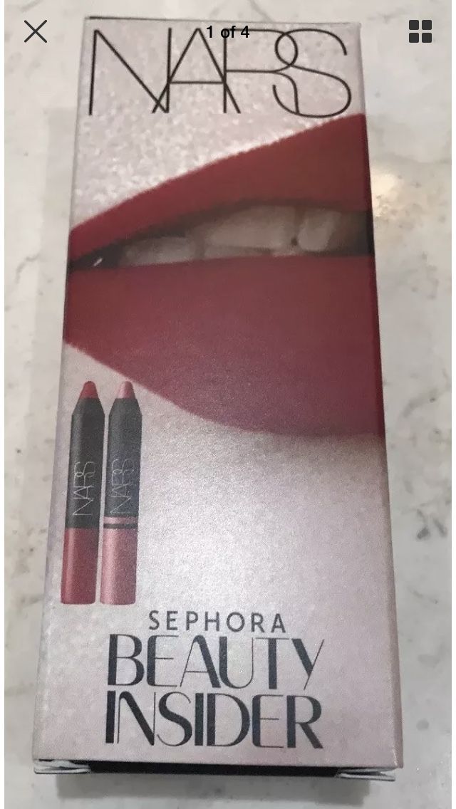 Sephora NARS Cruella Velvet Matte Lip Pencil & Rikugien Satin Lip Pencil New in box
