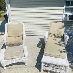 Wicker Indoor/Outdoor Lounge Set