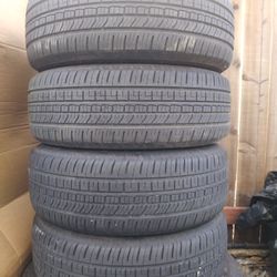 Four Used Honda Rims With Tires 5x114.3...215 65 16  $150 Takes Them