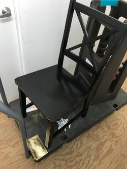 Wood chair