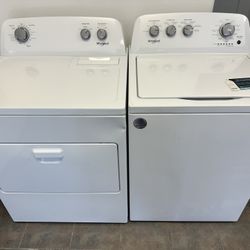Whirlpool Washer And Electric Dryer Set.