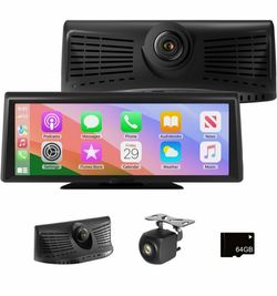 8.1" Portable Wireless Carplay Car Stereo, Apple CarPlay & Android Auto. K124