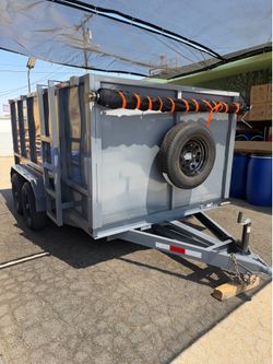 Smooth dump trailer