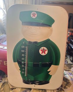 Official Texaco Service Attendant Thermometer – Licensed USA Made