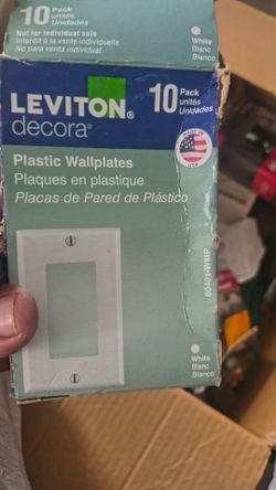 Plastic wall plates
