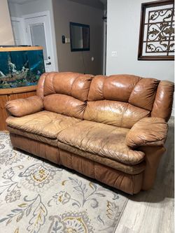 Couch and Double wide chair, recliners