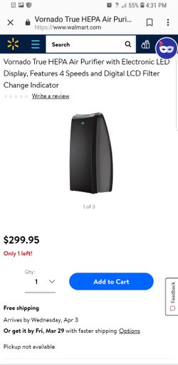 VORNADO AIR PURIFIER