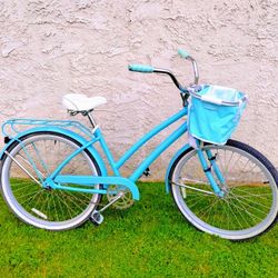 Women's Huffy Nassau 26" Beach Cruiser Bike Bicicleta Basket 