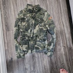 Womens Small Hollister Camo Jacket