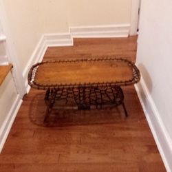 Vintage SnoCraft Snowshoe Coffee Table Home Decor Accent Piece