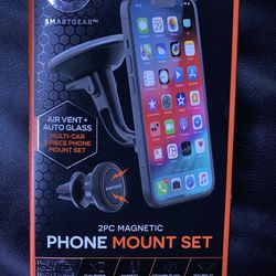 2 Piece Magnetic Phone Mount