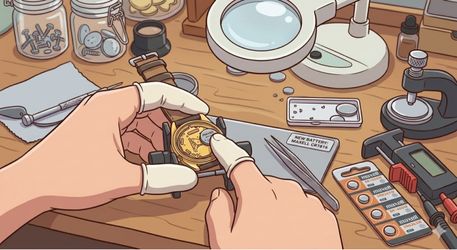 Watch battery replacement