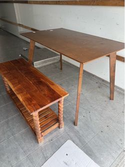 Cherry Table and Bench