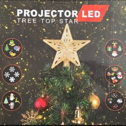 Projector LED tree topper