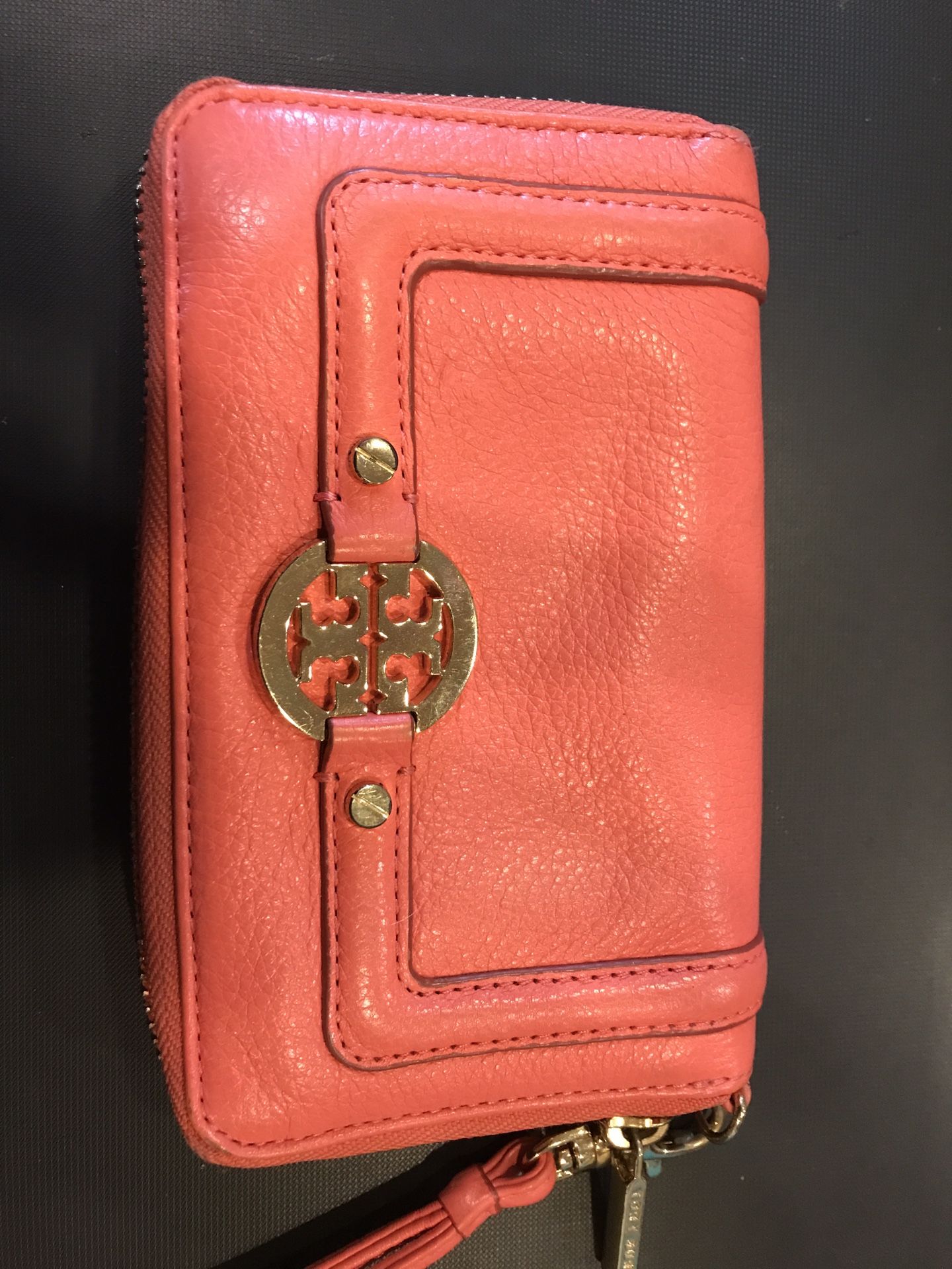 Tory Burch Wallet Coral Color