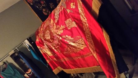 Exotic colorful fabric