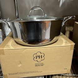 Princess House Cacerola De 6 qt. Tri- Ply Nueva 