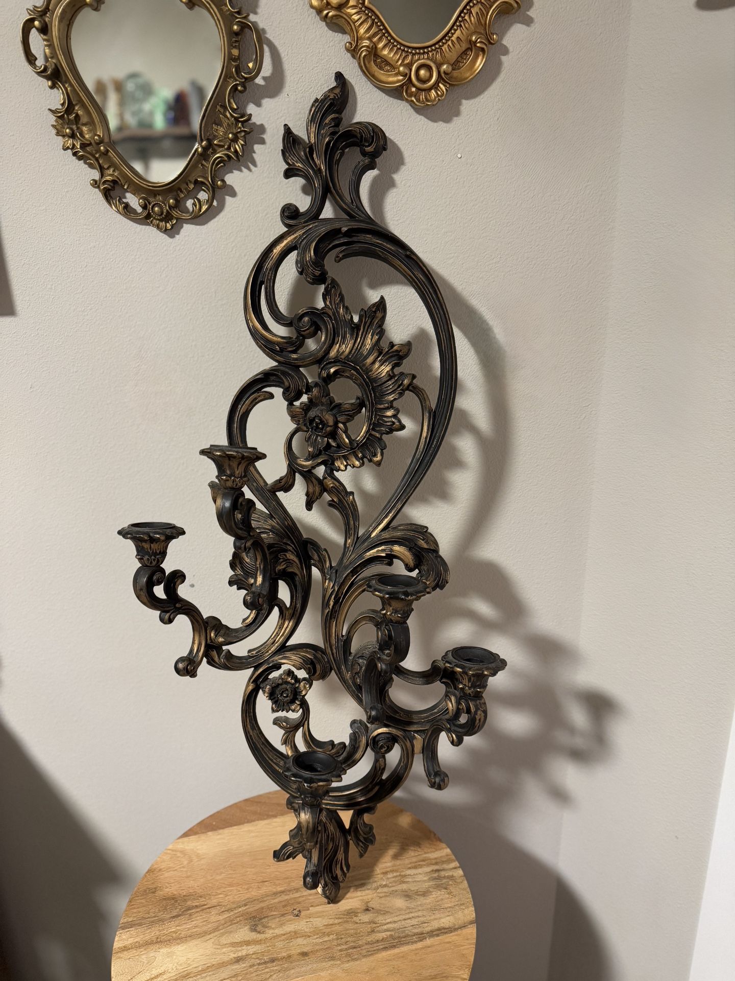 Large 35.5” Vintage Wall Sconce - 5 Candle | Mid Century Modern | Victorian | Gothic | Vintage Wall Sconce