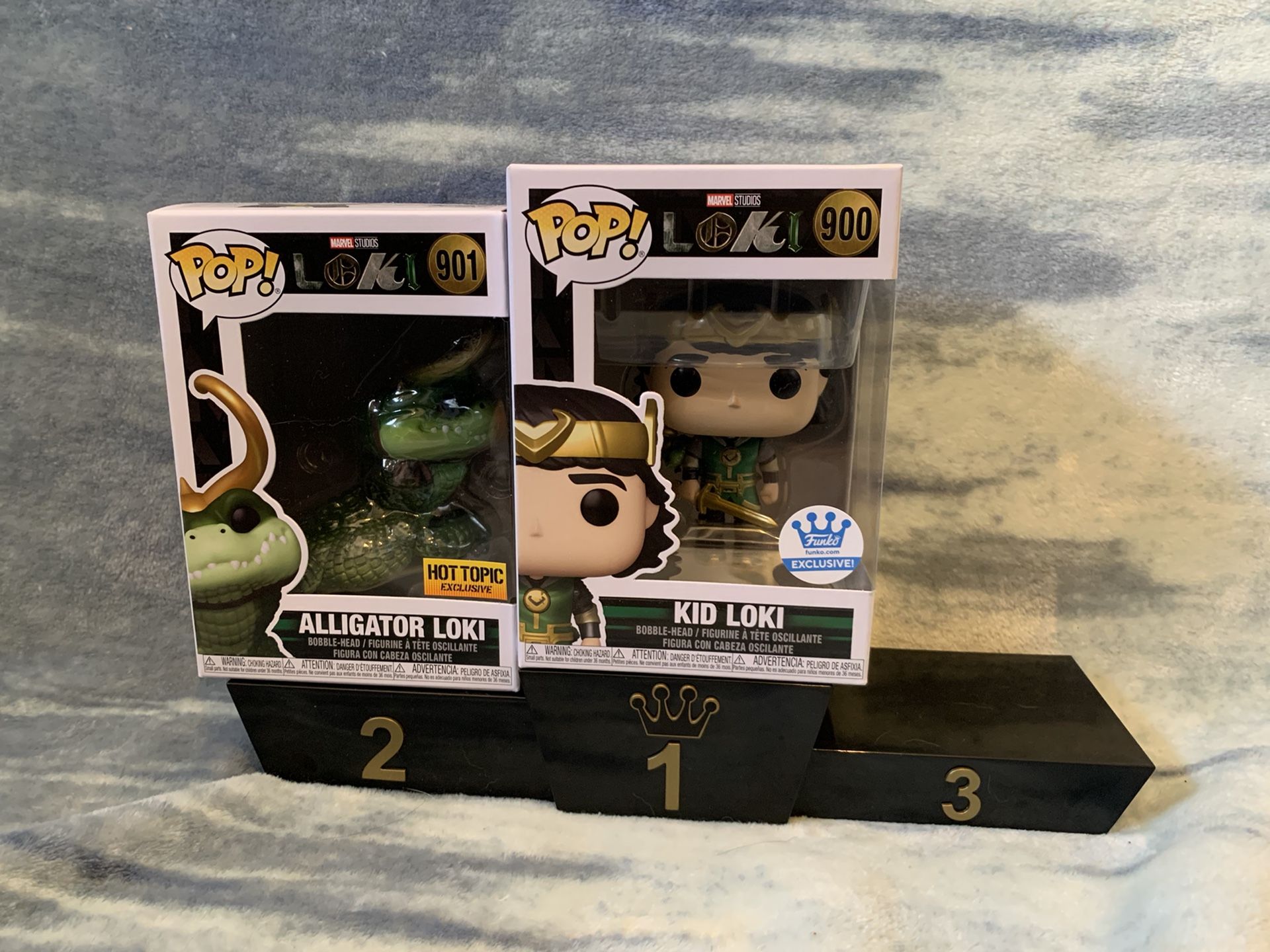 Kid And Alligator Loki Funkos