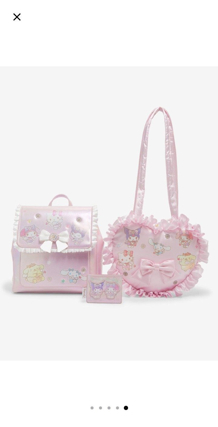 Her Universe Hello Kitty And Friends Cupid Heart Tote Bag