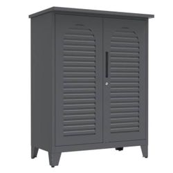 47 in. H 2 Adjustable Shelves Side Tool Storage Cabinets and Lockers Steel Tool Storage Cabinet with Ample Storage Space