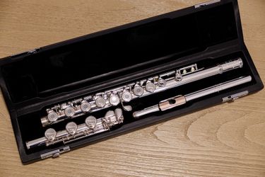 Powell Sonare PS-601 Sterling Silver Flute with Gold Lip Plate Headjoint