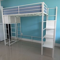 ASAP SALE / Loft Bed / Twin Size/ Pick Up In Dania beach 