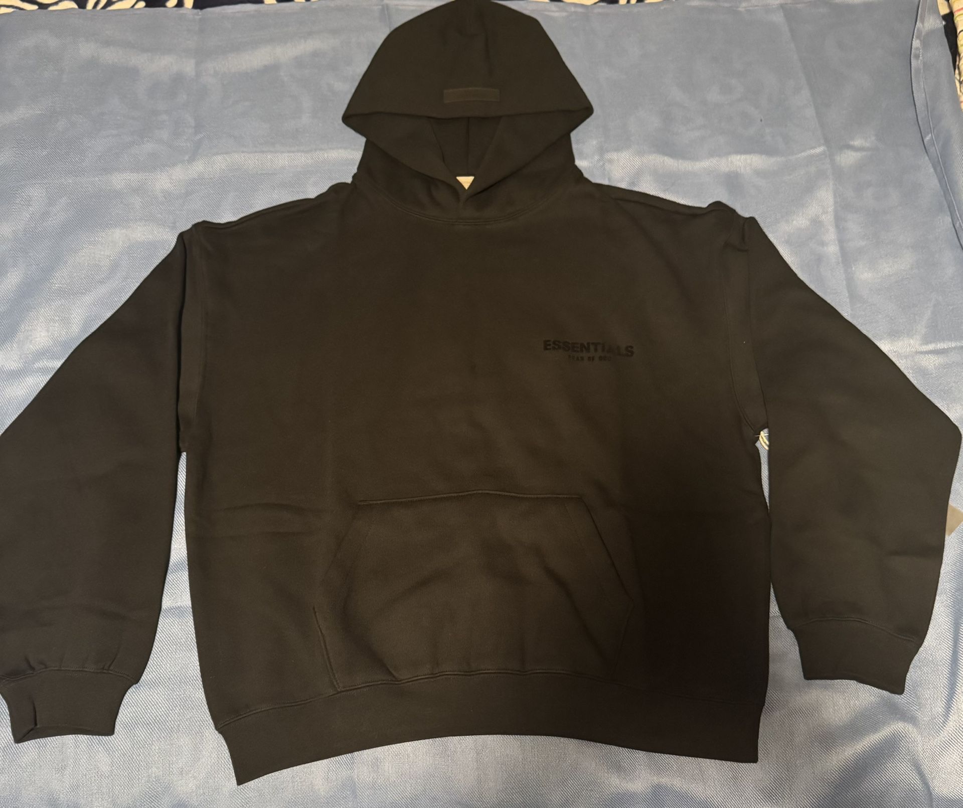Essentials Fear Of God Black Hoodie