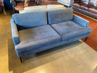 Modern Deep Seat 76″ Couch in Pewter